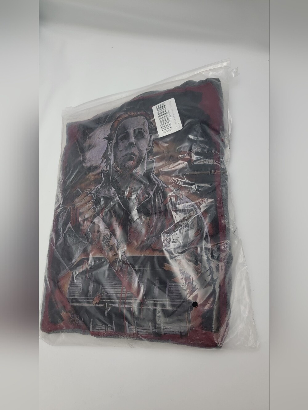 Michael Myers Halloween Horror Movie Graphic Tee Shirt Gray, XXL - Picture 2 of 3
